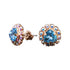 Earrings "Bermuda Triangle IV (Aquamarine Blue)" with Swarovski™ crystals